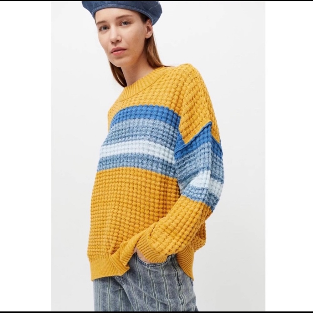 Urban Outfitters BDG Max Oversized Waffle Knit Sweater